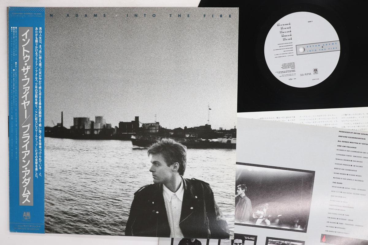 LP Record BRYAN ADAMS Into The Fire C28Y3166 AM 1987 Japan Obi Rock Used