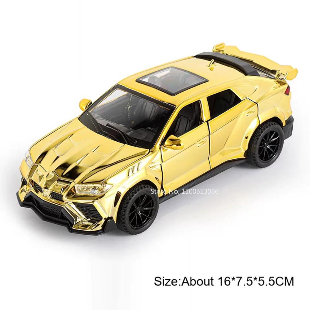 1:32 Lambor Urus Modellautos Miniatur Spielzeug Legierung Druckguss 4 Türen Geöffnet Sportwagen Rückzieher Fahrzeug Perfekte Geschenke Für Kinder yellow