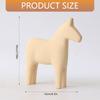 Stylish Swedish Dala Horse Figurine Art Piece Animal Statue for Bookshelves Desk Shelf Minimalist Room Aesthetic Decors
