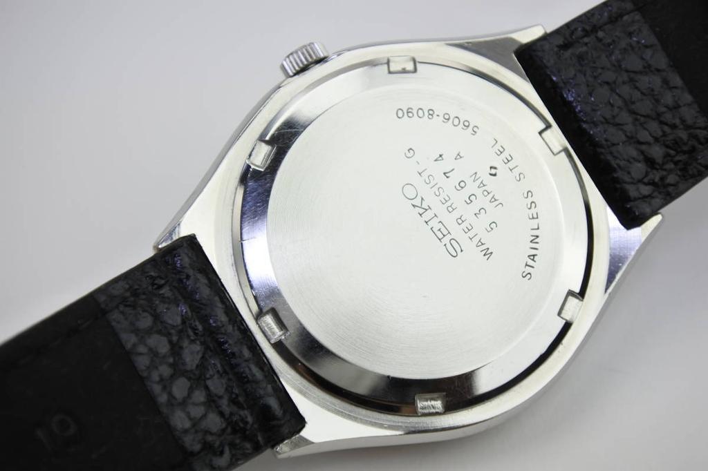 SEIKO watch Lord Matic 23 Jewels Automatic Watch with strap 1960s-70s Japanese-made semi-luxury Seiko 5606-8090 Men's