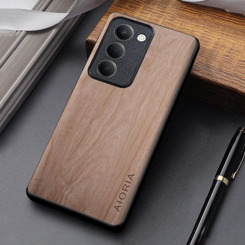 Case for Xiaomi Redmi 15 15C 14C 13C 13 12C 12 10C 10A 10 4G 5G Funda Unique Lightweight Wooden Pattern Pu Leather Cover