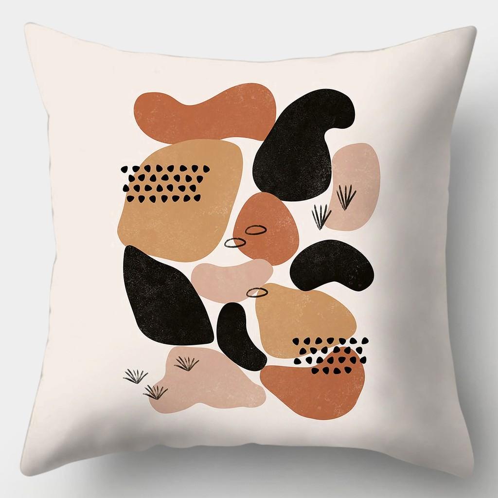 Art Drawing Style Pillowcase Square Sofa Pillowcase Abstract Main Image Cushion Cover