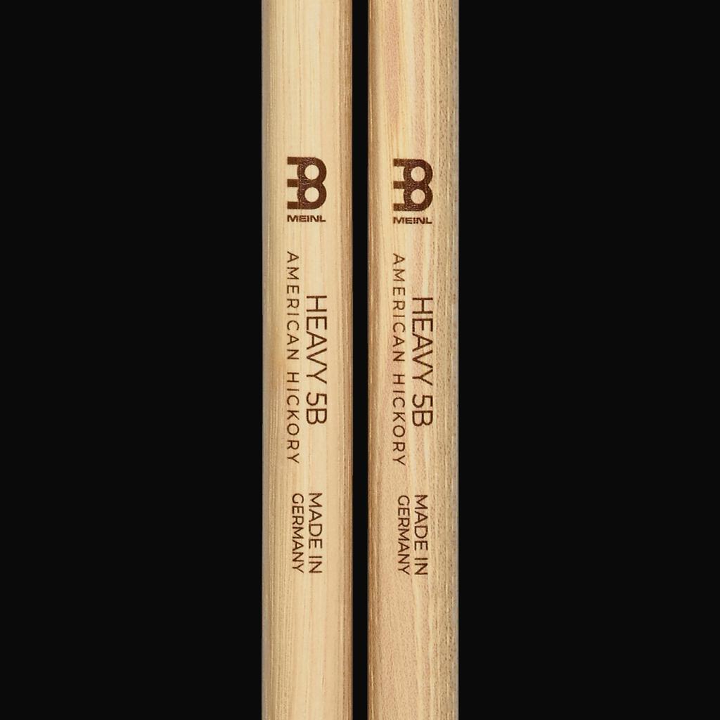 MEINL Stick & Brush Drumsticks, Heavy Hickory with Acorn Tip, 5B, SB109 (419 x 15.4mm)