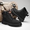Stivali da Uomo alla Moda Stivali Alti alla Moda Stivaletto Casual da Esterno Stivali da Escursionismo Antiscivolo da Uomo Stivale con Plateau allacciato Botas Masculinas