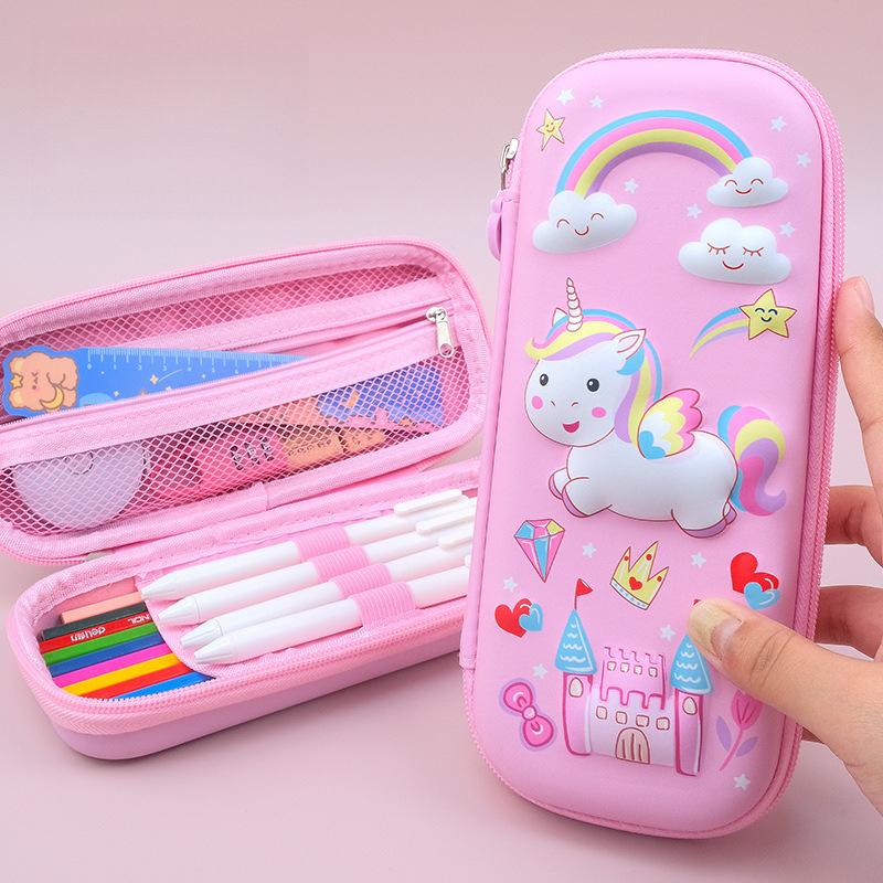 3D Space Student Pencil Cases 1 Pcs Cartoons Model Pencil Box Children Stationery