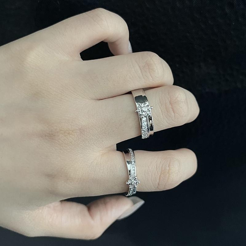Juego Amor Y Espacio Profundo Rafayel Xavier Zayne Anillo de Cosplay Unisex Anillos de Boda Ajustables Joyería para Parejas Accesorios Regalos