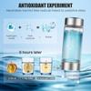 Hydrogen Water Bottles, Portable Hydrogen Water Generator with SPE PEM Technology Water Ionizer, Hydrogenated Water Machine Improve Water In 3