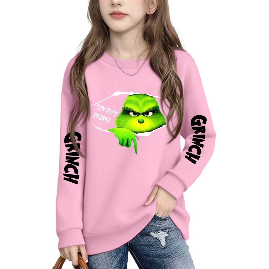 Boys Girls Child Fashion Daily Versatile Casual Crewneck Sweatshirts Daily Long Sleeve Patchwork Top Sweatshirts