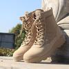 Comfortable Shock Absorbing Men's Military Combat Boots With Durable Rubber Sole