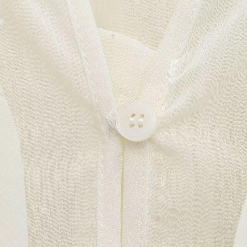 Kaslead New Arrival Women's Fashion Style Fashion Minimalist Laminated Decoration Shirt 4786063