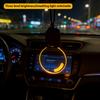 Car Retro Light Bulb Atmosphere Ambient Light Interior Rearview Mirror Pendant Decor Flat Acrylic Decoration Car Styling