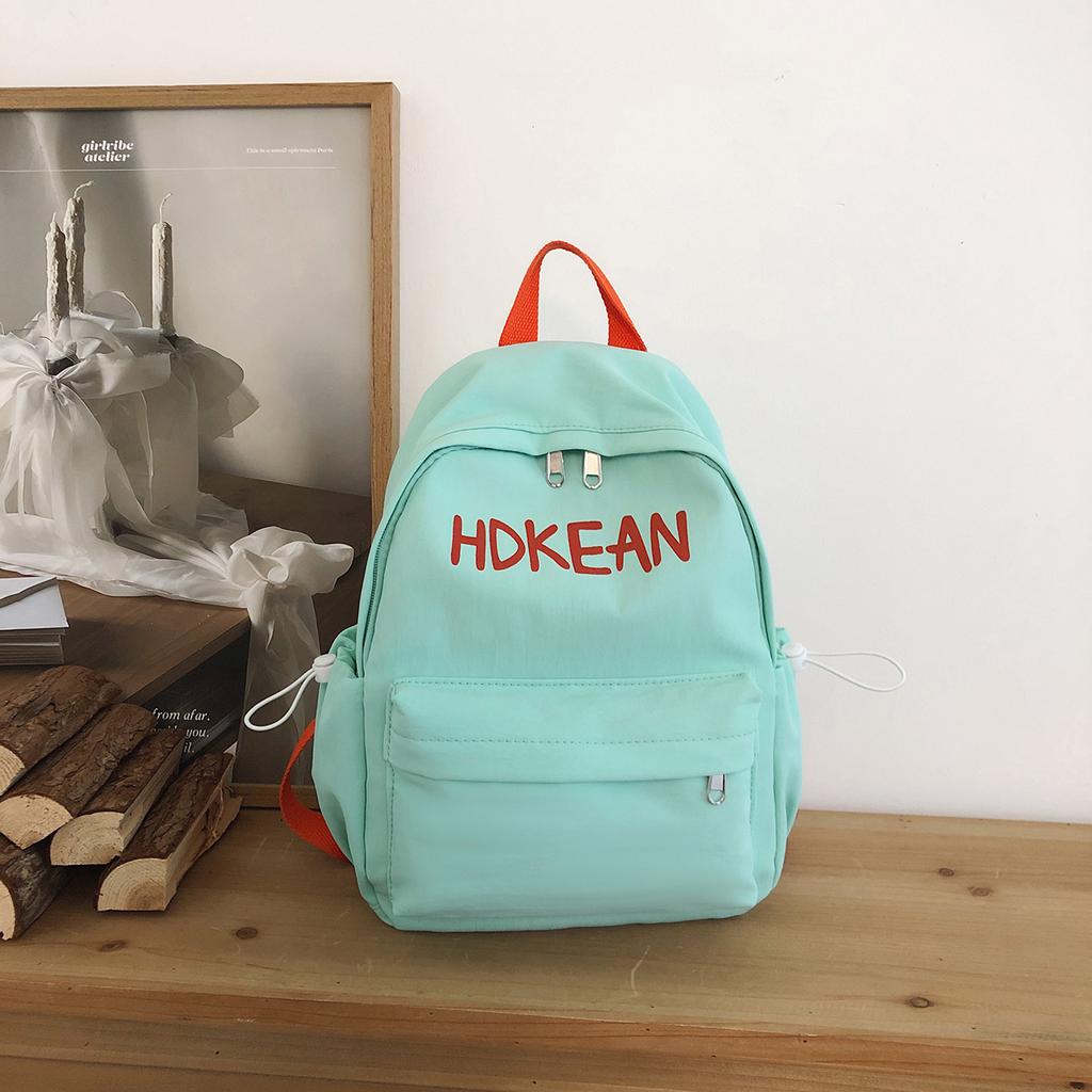 Senior High School Large Capacity Schoolbag Women's Letter Backpack