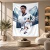 Decorative Tapestry,Jude Bellingham Printed Wall Art, Lightweight Wall Hanging For Bedroom Background