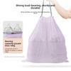Household Heavyduty Drawstring Trash Bags With Thick Pe Material And Large Size For Kitchen Waste Collection
