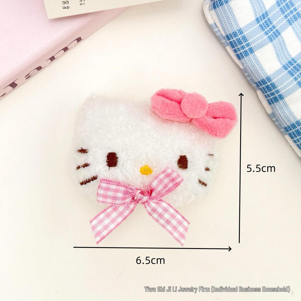 Cartoon Kitten Doll Backpack Pendant & Girly Accessories Set: Heart Brooch, DIY Hair Items, Shoes & Hats Accessories.
