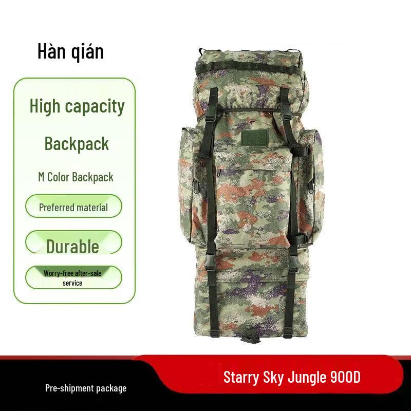 High-Capacity Tactical Military Rucksack and Gear Bag