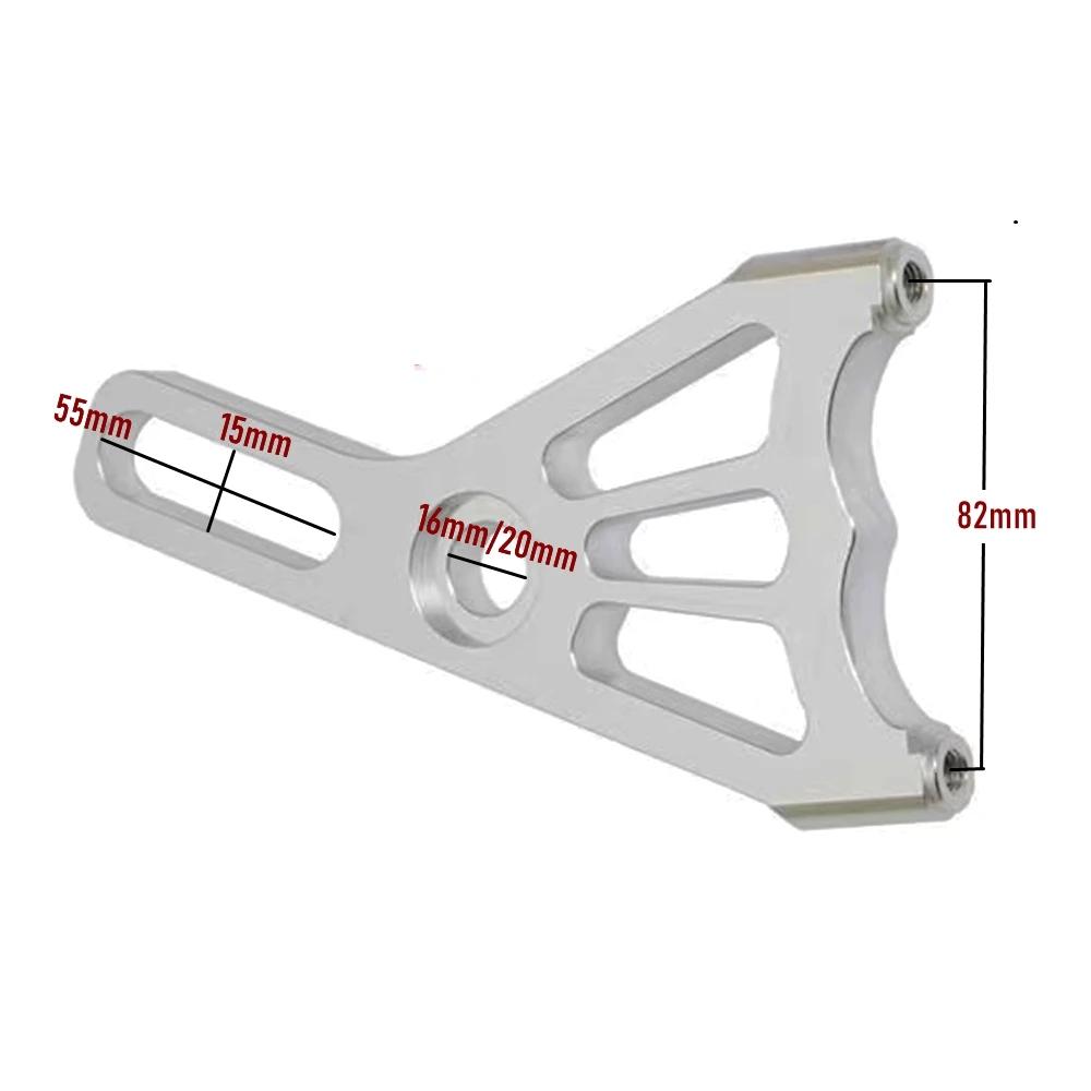 Motorcycle Rear Brake Caliper Bracket Adapter For 220mm Brake Disc/82mm Radial Brake Caliper Rpm Adelin Universal E-Scooter
