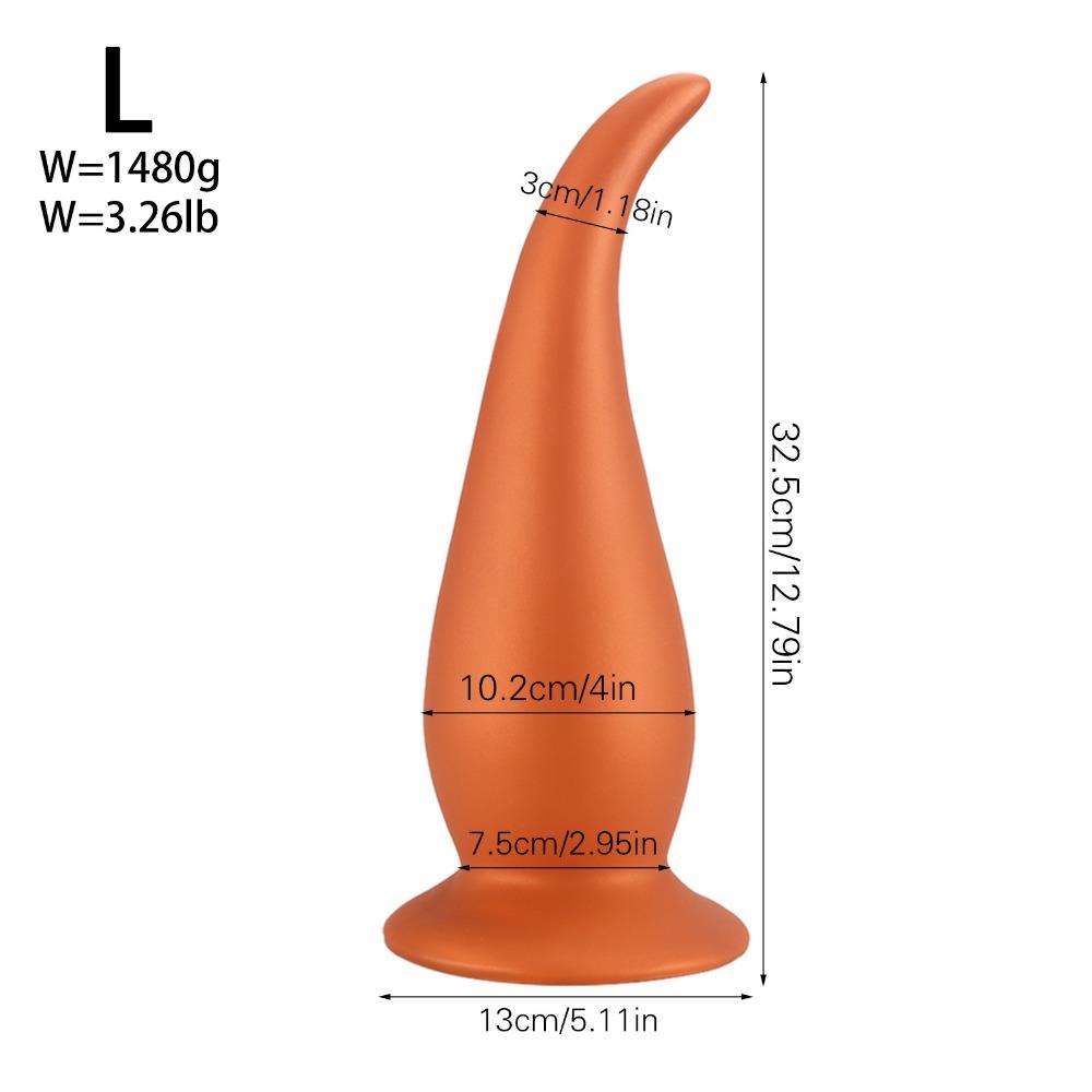 Extra Large Thick Tail Butt Plug - Silicone Anal Expansion Toy for Men & Women, Adult Sex Toy