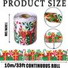 10m Border Sticker Roll Self Adhesive Christmas Border Stickers  Christmas Decorations