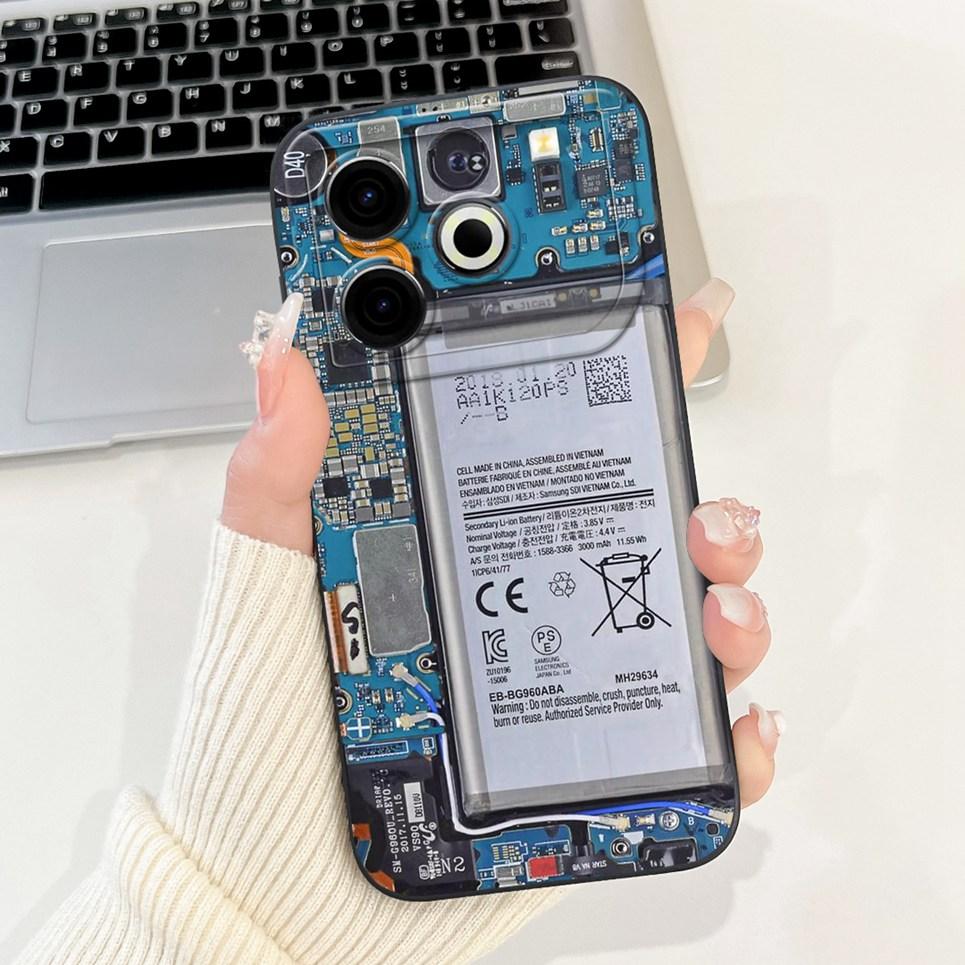 Fashion Painting Back Cover For Tecno Pova 6 Neo 4G Phone Coques Marble Avocado Moon Night Gothic Back Covers Pova6 Neo Soft Bag