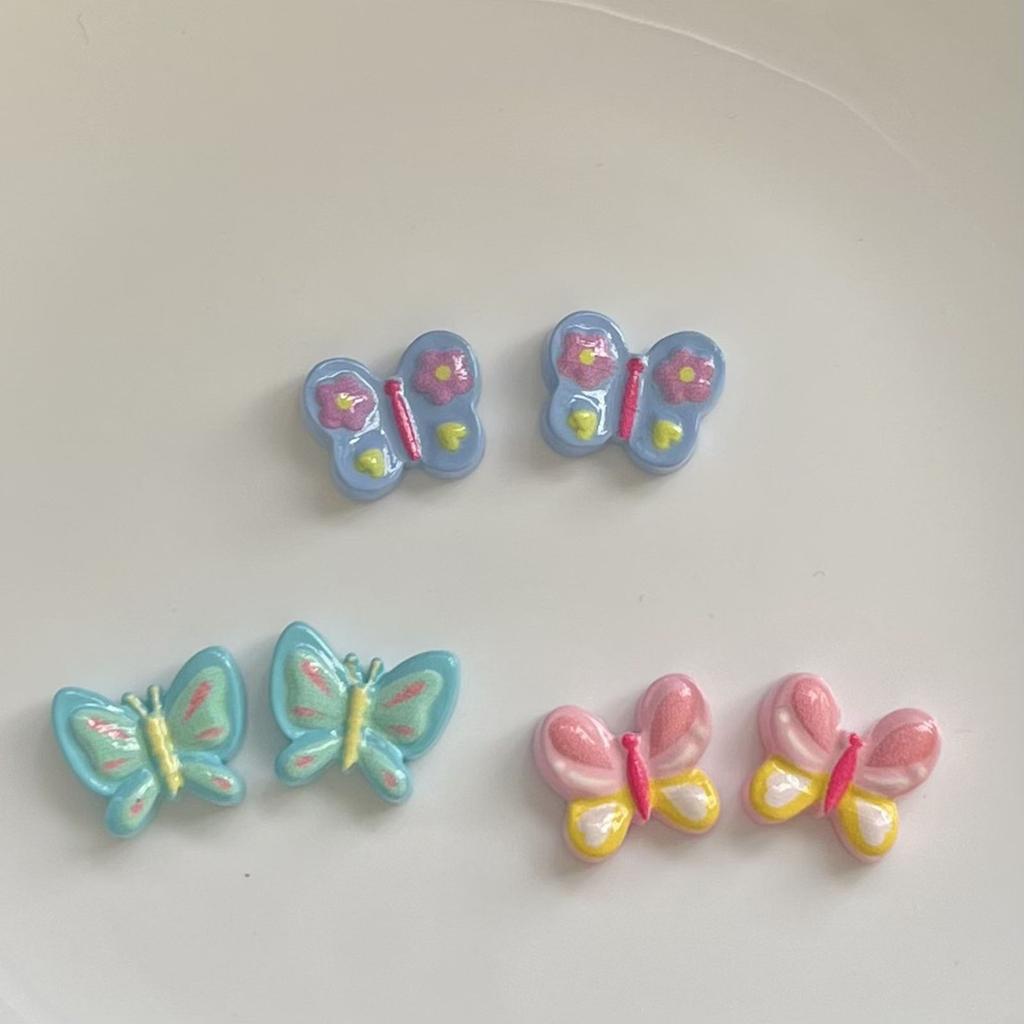 Resin Animal Butterfly Charm for Jewelry Making Pendant Necklaces Earrings DIY Crafts Handmade Hair Accessories Supply