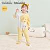 Balabala Winter Warm Fleece Baby Romper