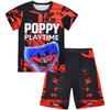 Geanimeerde Cartoon Digitale Print, Jongens Korte Mouwen Loungewear Set 885