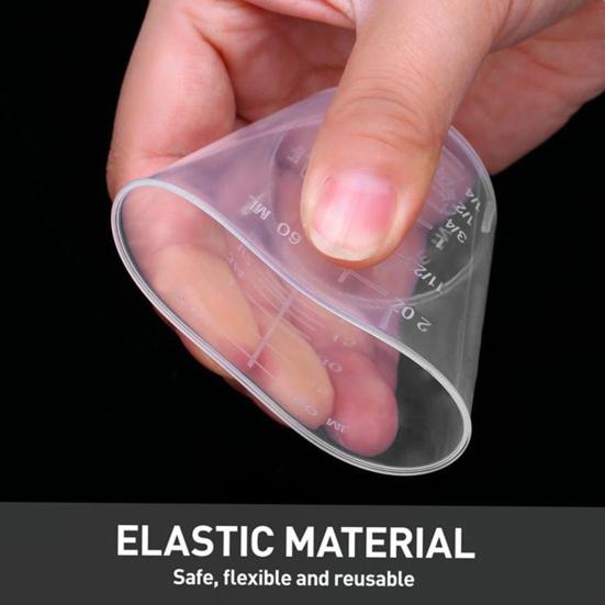 20 bucăți 60 ml Bucătărie Cupă Dozatoare Plastic Pahar Laborator Absolvent