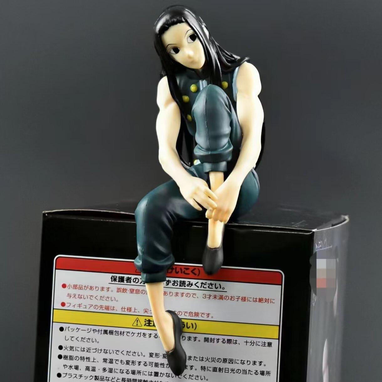 13cm Hunter×Hunter Animation Figure Kurapika Action Figure Chrollo Illumi Hisoka Figurine Collector Noodle Stopper Miniature Playthings Presents