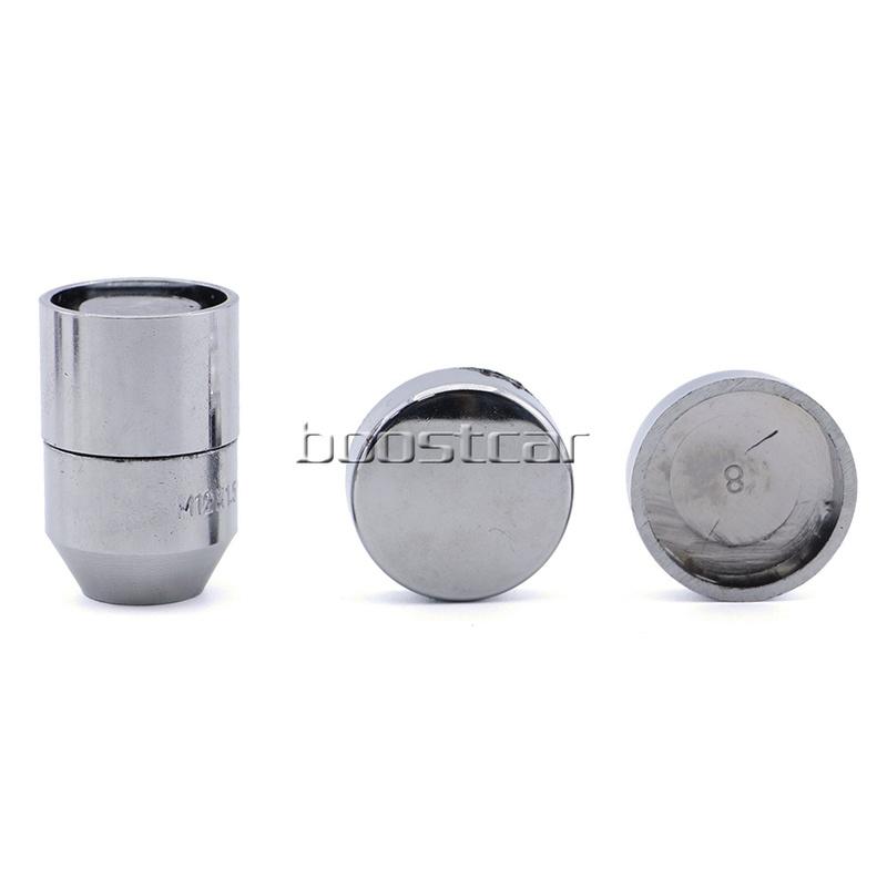 M12x1.5 M12x1.25 Universal Car Wheel Lock Lug Nuts with 2 Keys Alloy Steel Forged Auto Tire Wheel Bolts