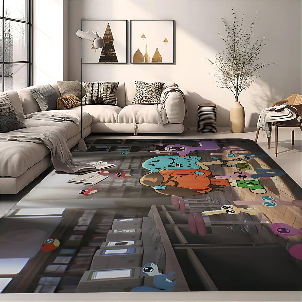 The-Amazing World G-Gumball Floor Mat Nordic Style Home Doormat Bathroom-Toilet Mats Bedroom Hotel Decor Mat