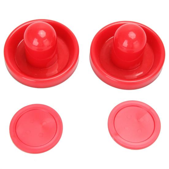 Air Hockey Table Goalies Round Pucks Felt Pusher Mallet Grip Game Accessories