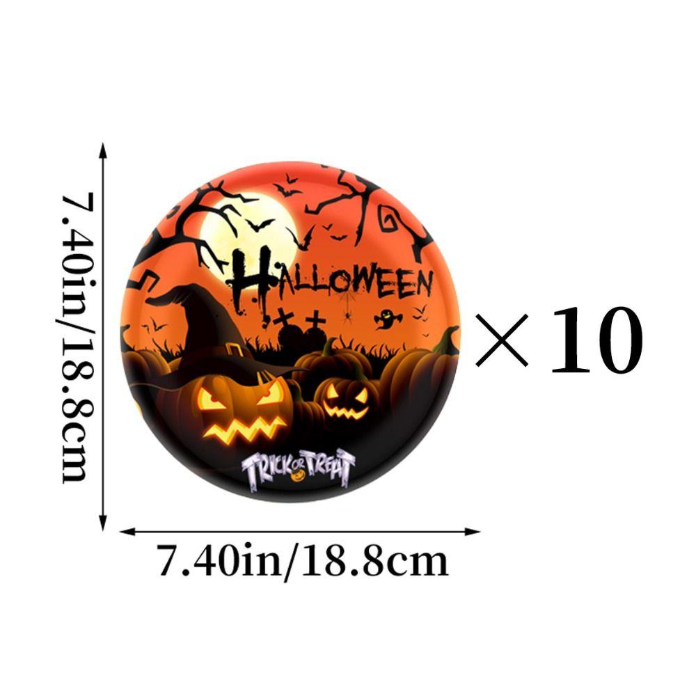 

10 шт. одноразовой посуды на Хэллоуин, имитация дома с привидениями, реквизит для фестиваля призраков Style4