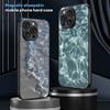 HD Seawater Art Popular Phone Case For iPhone 17 16 15 14 13 12 11 Plus Pro Max  High-end Luxury Magsafe Sheepskin