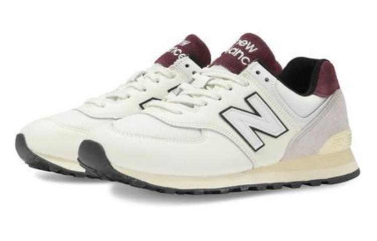 574 New Balance 'White Burgundy' U574YR2