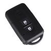 KEYYOU New Replacement Remote Key Shell Case Fob Keyless Entry 2 Button for Nissan Micra Xtrail Qashqai Juke Duke