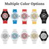 Skeleton Automatic Mechanical Watch for Men Casual Transparent Case Waterproof Luminous Wrist Watch Silicone Strap