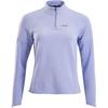 ARTENGO Soft, Lightweight Warm Long Sleeve Tennis Jersey Women's Light Lavender Purple