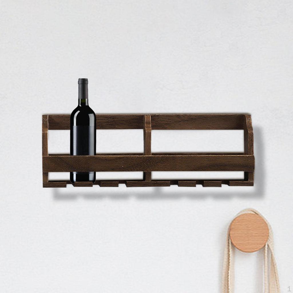 Dollhouse Wine Display Rack 1/16 1/12 Miniature Holder DIY Scene Model for Tabletop Decor