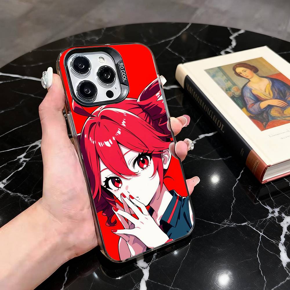 

K-Kasane T-Teto Get To Me Phone Case For iPhone 17,16,15,14,13,12,11 Plus,Pro Max,XS,Colorful Silver Phone case Funda Cover iPhone14ProMax