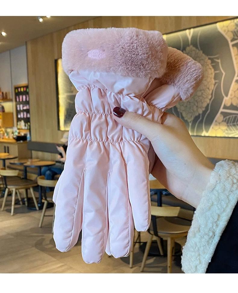 Winter Cycling Gloves Non Slip Touch Ski Gloves Snowboard Accessories Waterproof Pocket Warm Men's Gloves