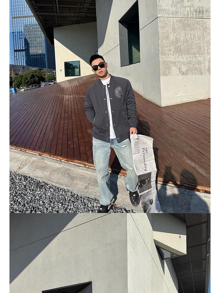 Unisex Cotton Saddle Nail Patch Hoodie - Warm, Versatile, Stylish Autumn/Winter Outerwear