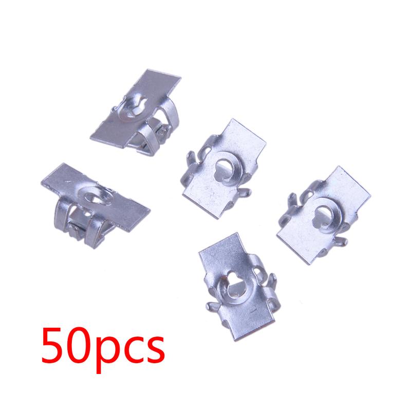 11588851 50Pcs Radiator Grille Push Nut 15686142 11570654 Fit for GM Trucks C K 1 2 3 Dorman 42136 Auveco 18153 PAS9199