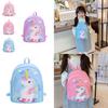 New Cartoon Kids Backpack For Ages 3 To 8 Years Old With Adorable Animal Design In Blue And Pink Colors
