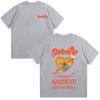 Top Moda Collo Alto High Street T-shirt Abbigliamento Occhio di Gatto Gabriela Camicie Estive Donna Manica Corta Estetica Puro Cotone Abbigliamento