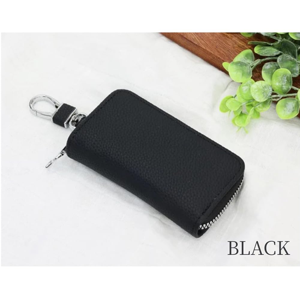 [DSIC] Key Case, Women's, Men's, Genuine Leather, Compact, Smart Key