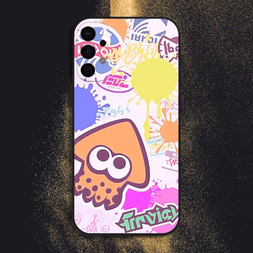 S-Splatoon Game Phone Case For Samsung S25,S24,S21,S22,S23,S30,Ultra,S20,Plus,Fe,Lite,Note,10,9,5G Black Cover