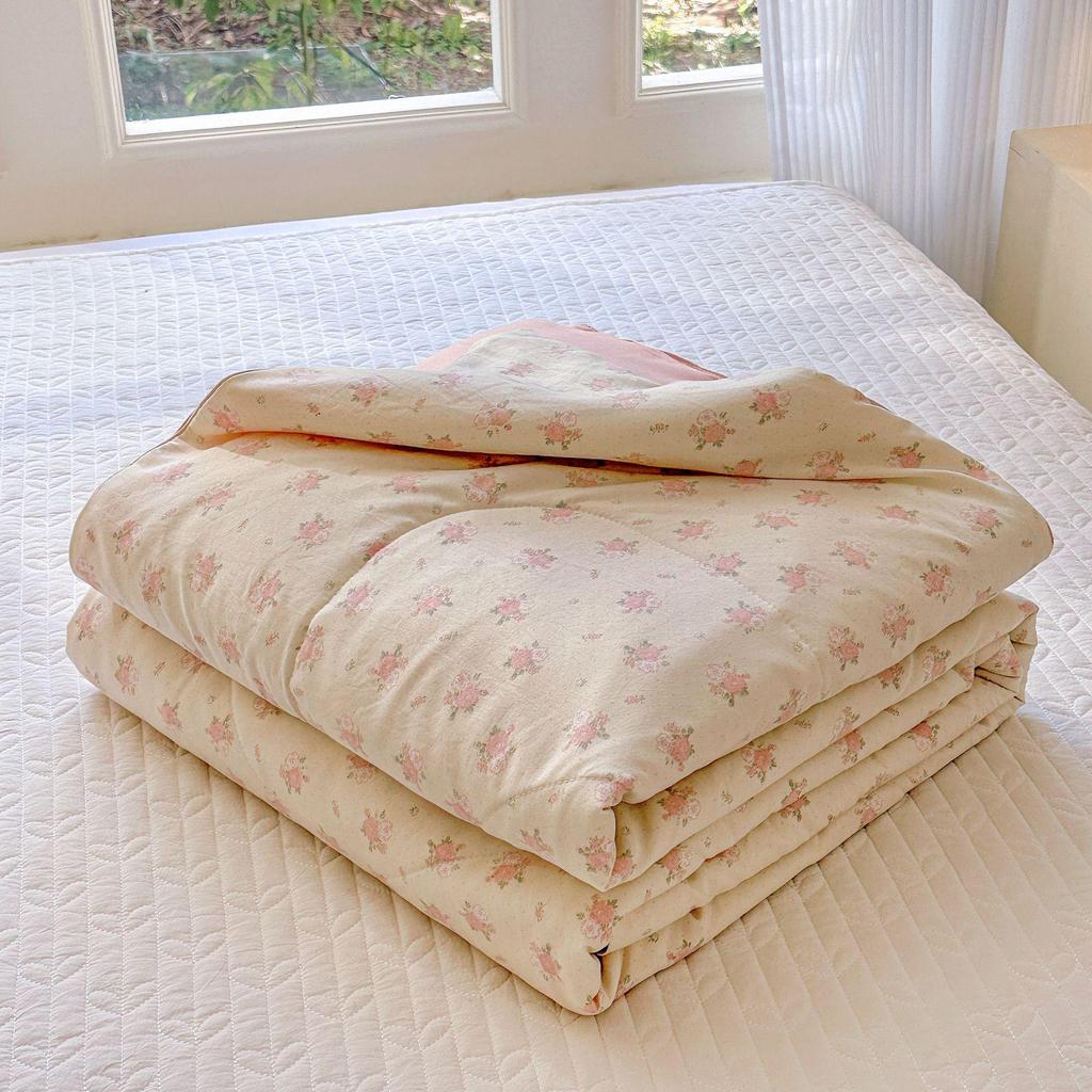 Class A Summer Cool Quilt: Double Yarn for Mother & Baby - Lightweight Air Conditioning Quilt for Kids, Students, and Dorms