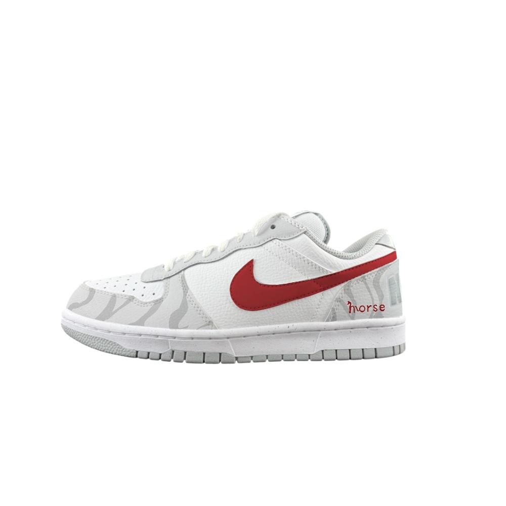 

Nike Big Auspicious Clouds Pu Hand Drawn Slip Resistant Slip Resistant Low top Casual Skateboard Shoes Unisex Red 355152-106(Team239-) 42.5