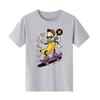 New fashionable and fun skateboard banana print Tshirt casual short sleeved suitable for Womens daily Tshirt in all seasons
